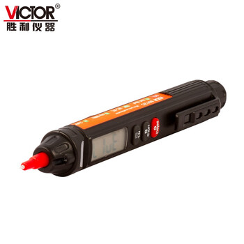 胜利仪器（VICTOR）笔式万用表数字高精度防烧电表全自动维修电工万能表逻辑电笔 VC6012C 标配现货