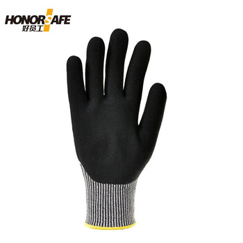 好员工 HPPE防割手套PE-108 13针耐磨耐用劳保手套 机械维修金属加工手套 10付L码