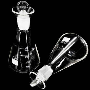 冰禹 BY-2440 碘量瓶 定碘烧瓶 玻璃碘量瓶 定碘锥形烧瓶 250ml