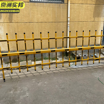 京洲实邦【黄黑栅栏两层5m】停车场起落道闸杆JZSB-9886B