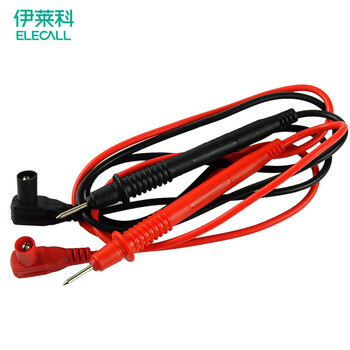 伊莱科(ELECALL)万用表通用表笔表棒表线 黑色、红色 1000V/10A万能表测试线A830