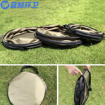 蓝鲸环卫 大号113L 折叠式牛津布便携车载自驾户外垃圾桶LJHW-9016