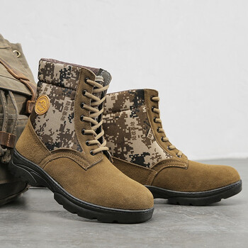 星工（XINGGONG）防寒靴 反绒牛皮鞋面内里羊毛鞋户外雪地保暖大头棉鞋A款 43码