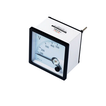 伊莱科(ELECALL)交流电压表机械指针式电压表CP-72黑白色450V7