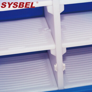 西斯贝尔/SYSBEL ACP80002强腐蚀化学品安全储存柜22GAL/83L蓝色 1台装