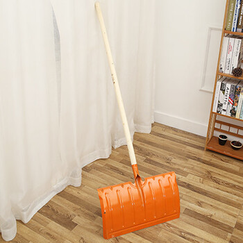 庄太太【喷涂雪铲】全钢推雪铲淬火加厚除冰工具