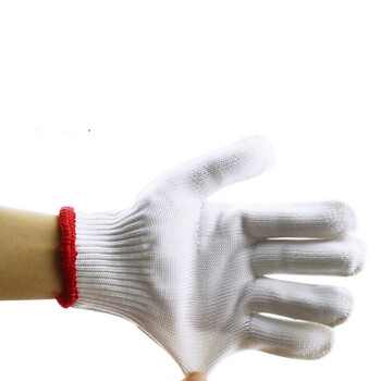 星工（XINGGONG） 劳保白尼龙线手套 防滑加厚耐磨 120付