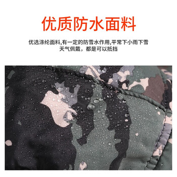 者也 男女冬季加厚保暖防风防寒防风护脖户外骑行摩托车包头帽 SUP蓝【送护目镜】