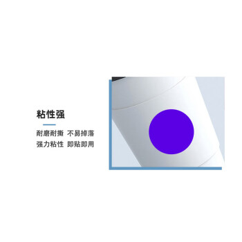 飞尔（FLYER）不干胶分类记号贴 彩色圆点贴 圆点标签颜色贴纸【紫色 20MM 一张54枚】50张起批