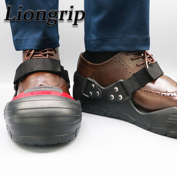 LIONGRIP 防砸防滑鞋套 参观车间访客鞋套XGX-TK4 M(38-41)灰色钢头