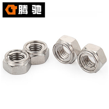 腾驰 CT 304 金属锁紧螺母 DIN980v 不锈钢锁紧防松螺母 M8-1.25（400支/盒）