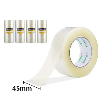 得力(deli)30904封箱胶带 仓库打包透明胶带 45mmx200yx45um 6卷