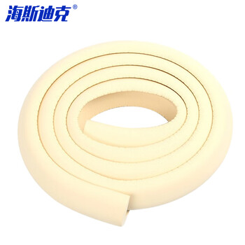 海斯迪克 HKL-21 防护条 护桌角 防撞护条 抗冲击防撞条 L型 米白色(2米/包) 2包