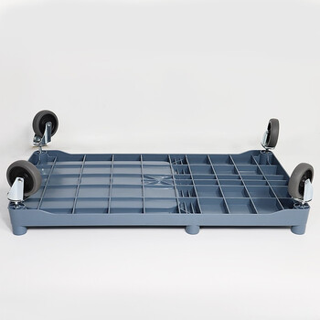 海斯迪克 HK-7017 酒店收碗车 餐盘碗碟酒水收集车 可拆装加大手推收餐车 三层清洁车