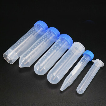 冰禹 BY-3073  实验器材 塑料离心管带刻度  EP管种子瓶 子弹头塑料离心管 50ML尖底（50个）