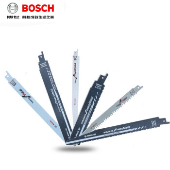 博世（BOSCH）原装往复锯条切割片伐木工锯片金属木材锯条电S1122BF(1支装)金属切割柔韧型长度225mm
