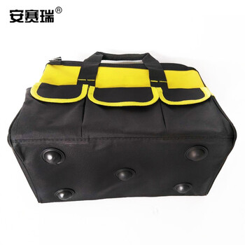 安赛瑞 多功能手提工具包 单肩手提五金工具包 电工维修工具收纳包 牛津布多功能工具包 24344