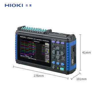 日置（HIOKI）LR8431CN 数据记录仪10通道可存储热电偶数据采集器新升级10ms 1年维保