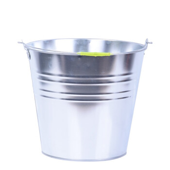 康丽雅  K-0238 镀锌铁皮桶 清洁提水桶金属圆形储水桶杂物桶 12L
