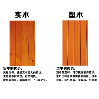 穆运 公园椅户外花园休闲长椅防腐木1.5米带靠背
