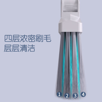 太太乐扫把簸箕套装 家用旋转防风梳齿型笤帚扫地扫把两件套