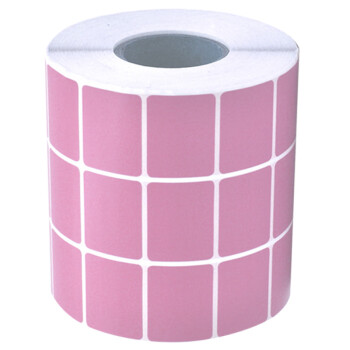 联嘉 浅粉色标签纸 不干胶打印纸 条码纸 30mm×180mm×600张 三排