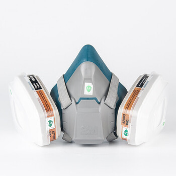 3M 6200升级版防毒面具硅胶喷漆口罩防尘防毒面罩 6502+6001硅胶喷漆套装7件套 定做