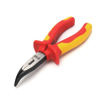 宝合(booher)双色绝缘弯嘴钳8"