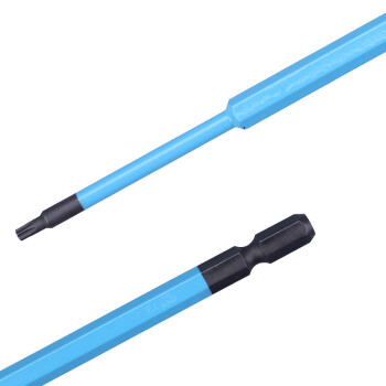 安力士牌（ANEX）梅花内六角批咀ACTX-1015带孔风批头T10X150mm梅花型电动批嘴 星型螺丝刀