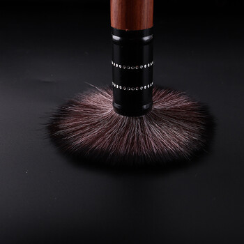 兰诗 WYQ0149 圆头毛刷茶刷扫水刷子笔刷茶具配件清洁刷 黑檀款毛刷