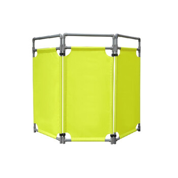 苑丘 电梯维修护栏伸缩折叠布艺围挡施工安全围栏三折布艺警示隔离围挡其他颜色和字体定制联系