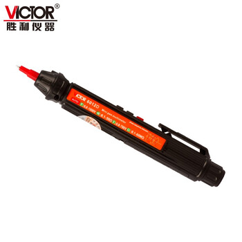 胜利仪器（VICTOR）笔式万用表数字高精度防烧电表全自动维修电工万能表逻辑电笔 VC6012D 标配现货