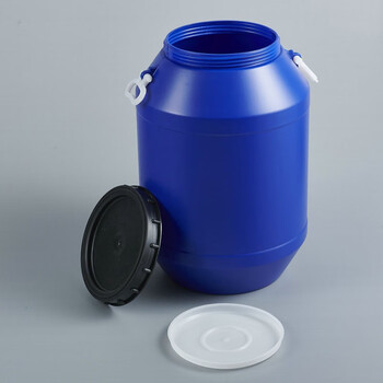 知旦食品堆码桶 25L工业废液桶酒桶610806白色圆桶