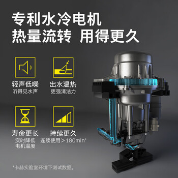 KARCHER德国卡赫 高压清洗机 庭院清洗 220V IPX5级防水洗车水枪 洗车机卷轴收纳 K5PPC原装进口