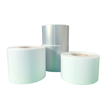 京用工投 定制款强粘合成纸标签标贴打印纸不干胶标签纸 80*40*2500张（单列）76轴  （期货7-10个工作日）