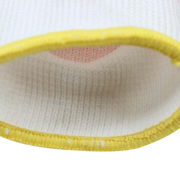 Honeywell霍尼韦尔YU138誉乳胶涂层工作手套-13针白涤纶掌浸乳胶起皱*1打 10副/打 黄色 7号