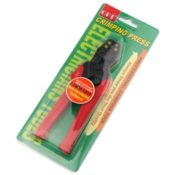 台湾OPT进口压线钳棘轮式省力型快速冷压端子钳插簧绝缘裸端子KA-8 KA-8 铬钒合金钢