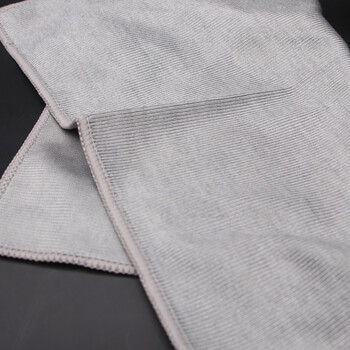 星工（XINGGONG）无尘擦拭布 食品厂无尘车间洁净抹布 干湿两用 不掉毛 30*30灰色*1条