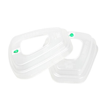 3M 501 滤棉固定盖 用于面具配件固定5N11滤棉6000滤毒盒滤棉使用 10个/袋