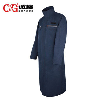 诚格（C&G）40cal防电弧服大袍 ArcPro-Robe1-40 IV级防护 本质阻燃耐高温耐磨 藏青色 XL 5-7天