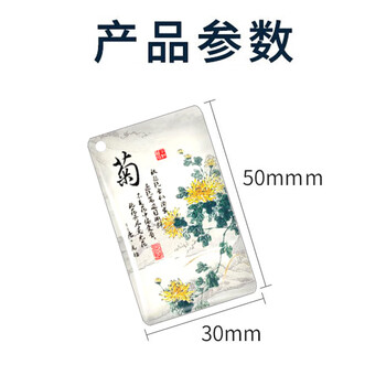 飞尔（FLYER）ID卡 滴胶考勤卡 小区门禁卡【ID卡 蘭字-100张/盒】