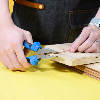 保拉(Paola) 钢丝钳6寸 多功能老虎钳子克丝钳平口钳断线钳电工夹持工具6011