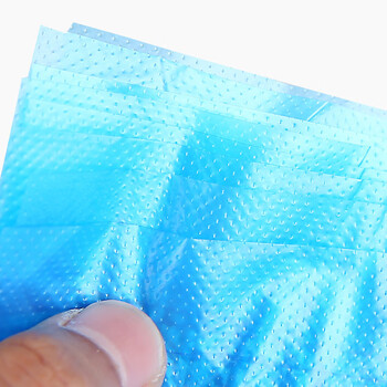 庄太太【80*100cm蓝色50只】商用彩色垃圾袋加厚分类平口塑料袋