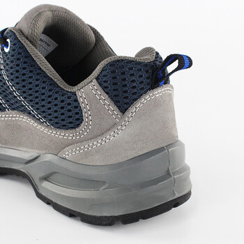 求同6101夏季款劳保鞋翻毛皮防砸防刺穿防静电耐磨防滑PU双密度底彩虹系列安全鞋 38