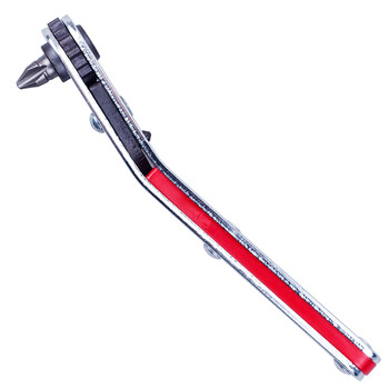 安力士牌（ANEX）进口螺丝刀 No.428 上曲棘轮螺丝刀 棘爪超短批头 一字起子 十字螺丝批 改锥 5件套