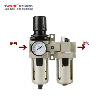 山耐斯（TWSNS）气源处理油水分离器 四分螺纹二联AC4010-04 