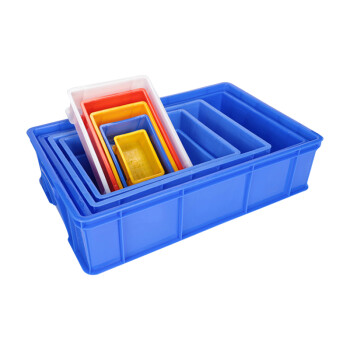 鲁峰 Lufeng 零件盒周转箱塑料盒子物料盒 10号蓝色145x95x54mm 10个起售1个价