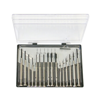 哈恩库博 钟表匠用螺丝刀套件16件金属材质带旋转帽52704020 60天