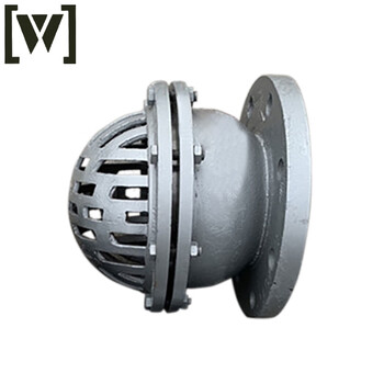 W 百普法兰底阀逆止阀 H42H-6C DN150 碳钢材质