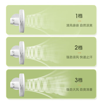 奥克斯(AUX)电风扇/落地扇/交流定频家用7叶循环空气/节能柔风台式立式两用/桌面风扇/FS1613-1(7叶)